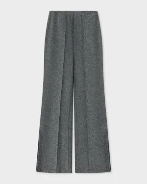 WAGNER SHIMMER INTERLOCK PANTS | SILVER