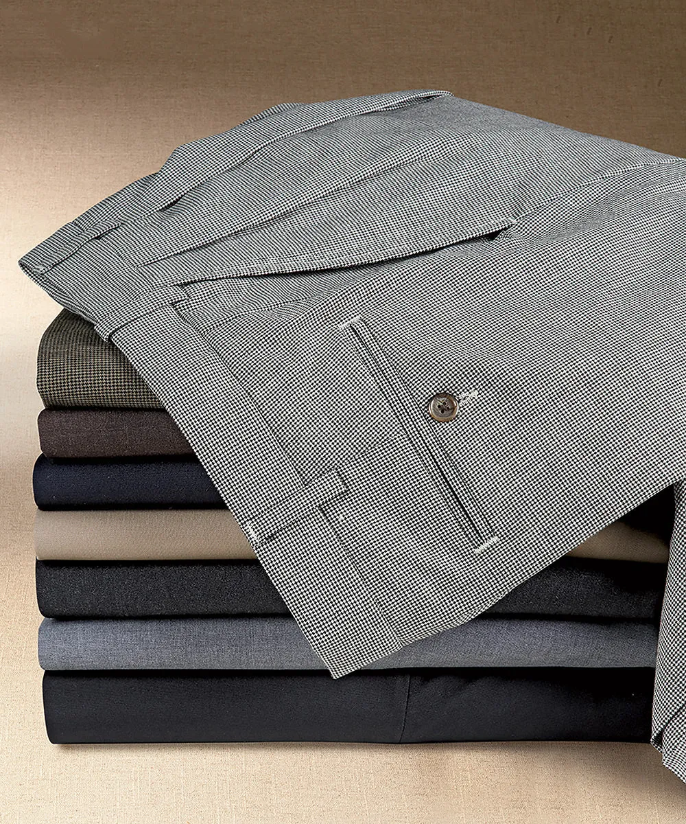 Westport 1989 Flat Front Wool-Blend Dress Pants