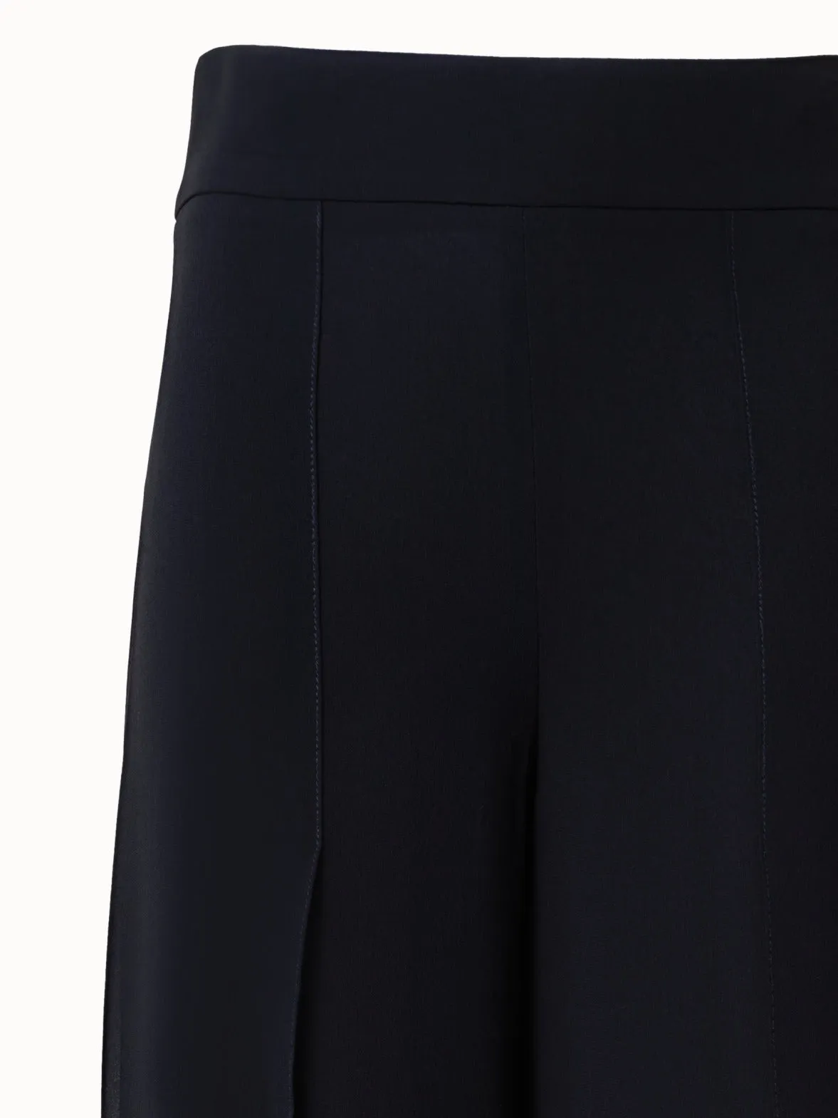 Wide Silk Georgette Pants