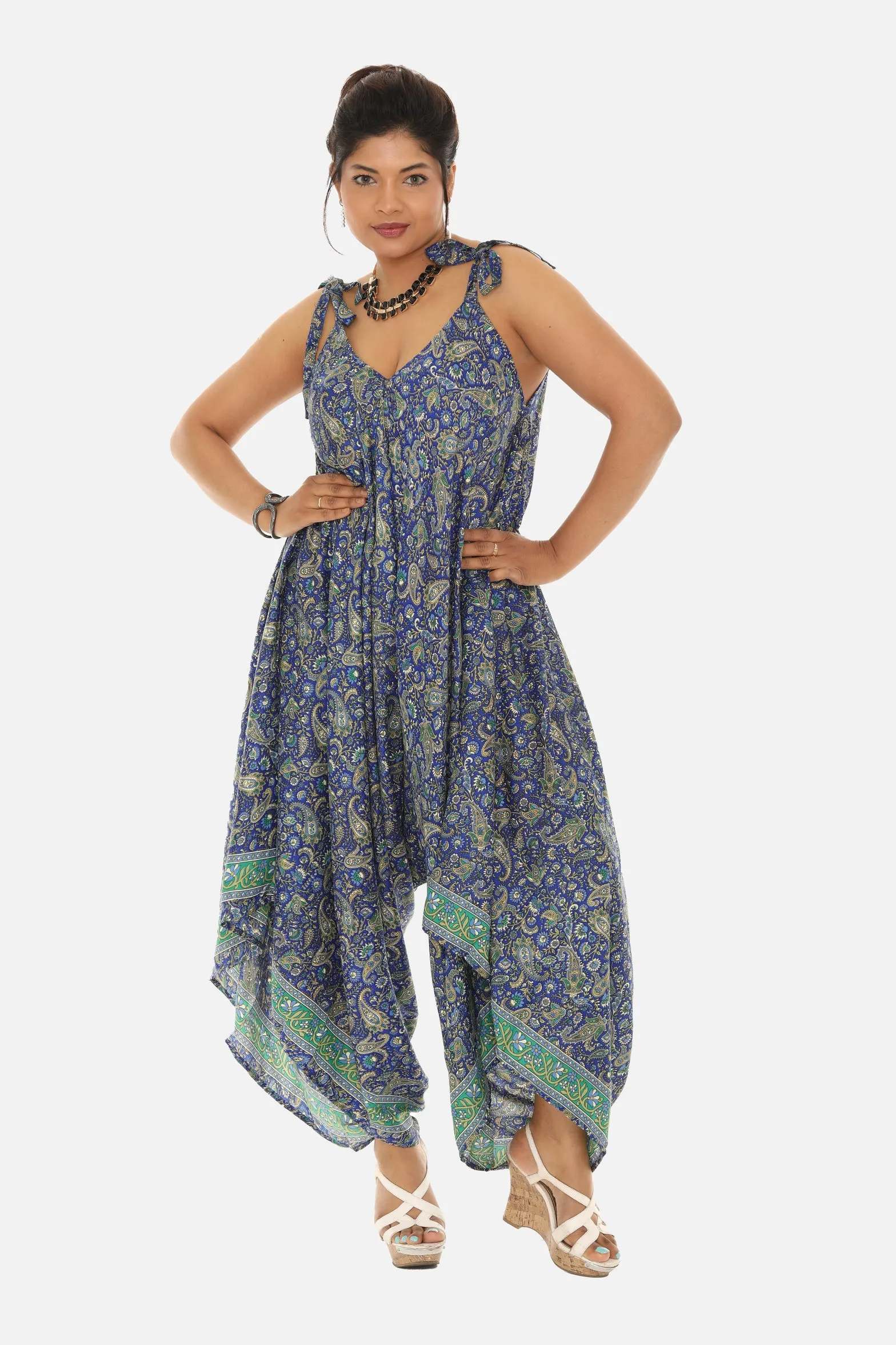 Women's Printed Harem Jumpsuit
