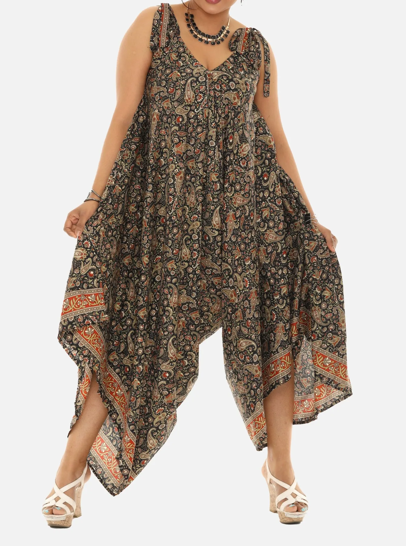 Women's Printed Harem Jumpsuit