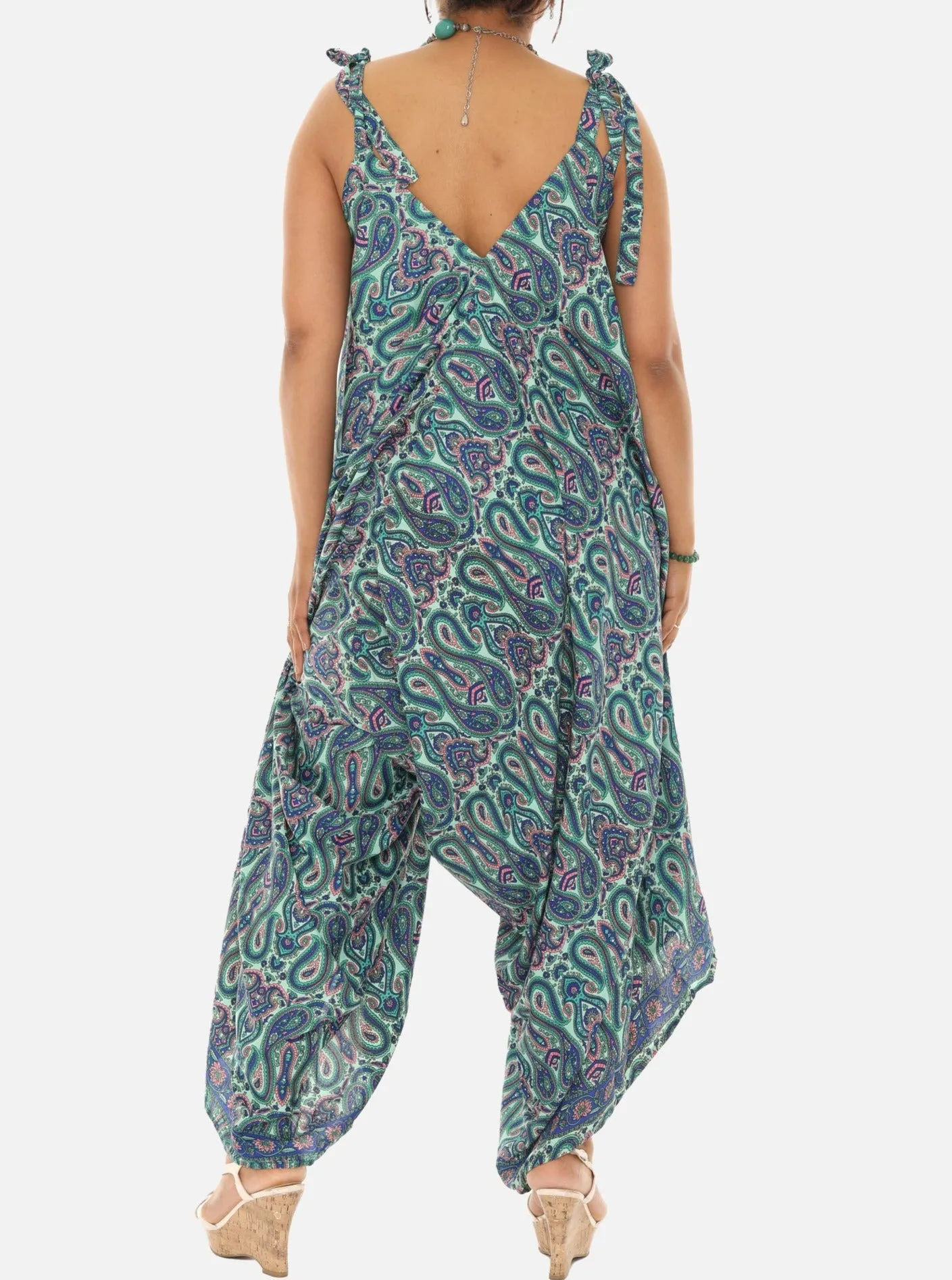 Women's Printed Harem Jumpsuit