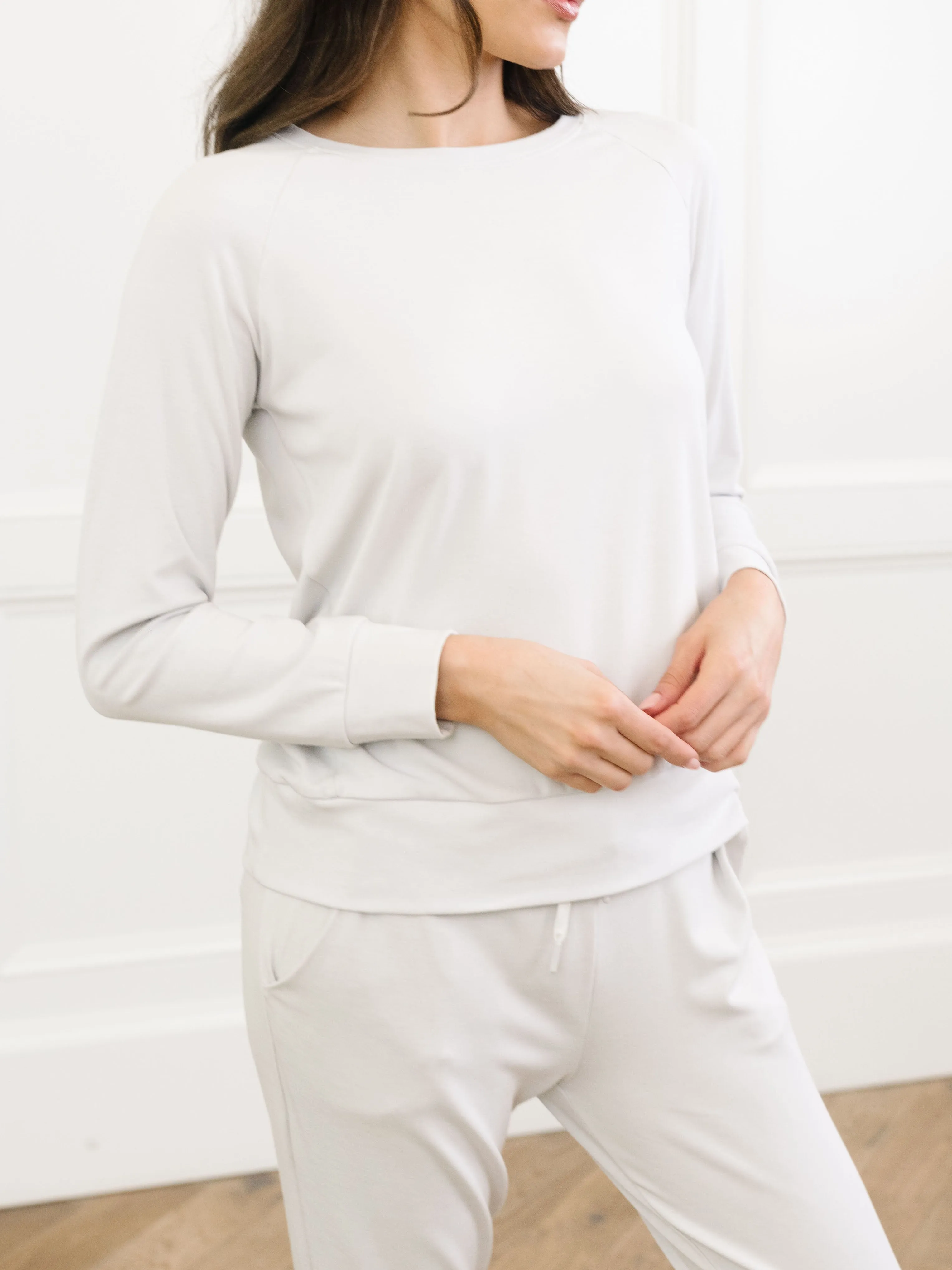Women's Ultra-Soft Bamboo Pullover Crew
