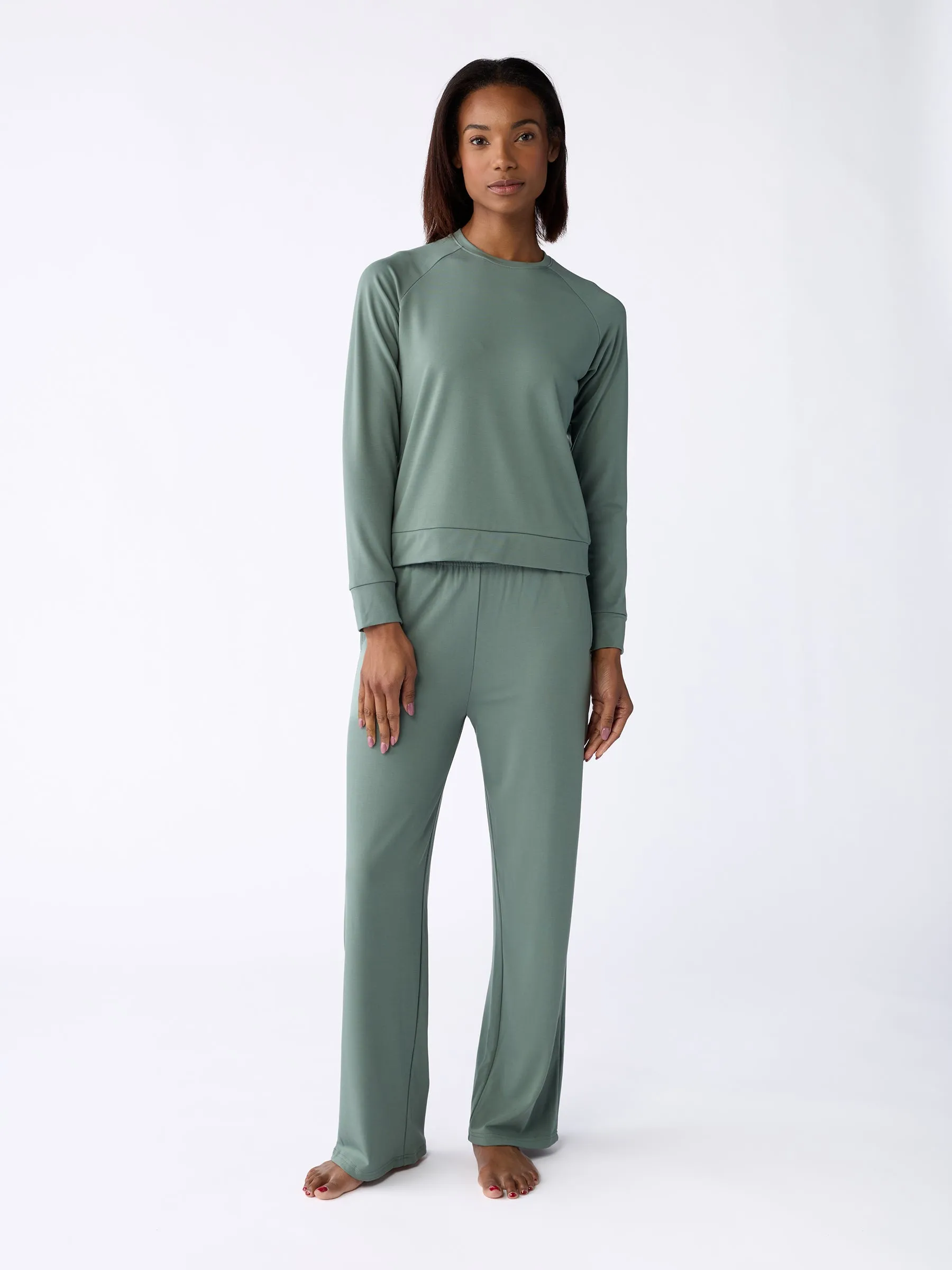 Women's Ultra-Soft Bamboo Pullover Crew