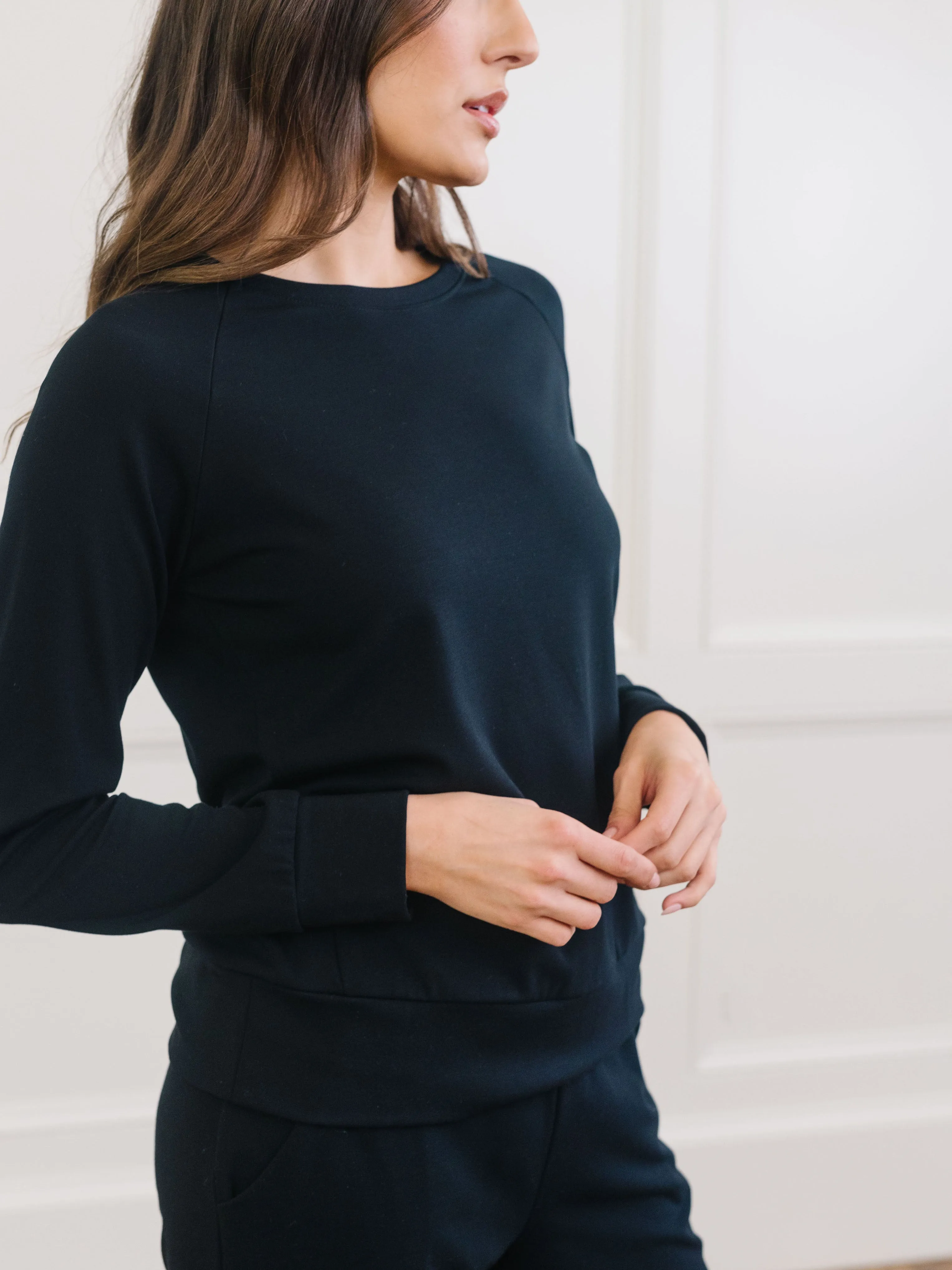Women's Ultra-Soft Bamboo Pullover Crew