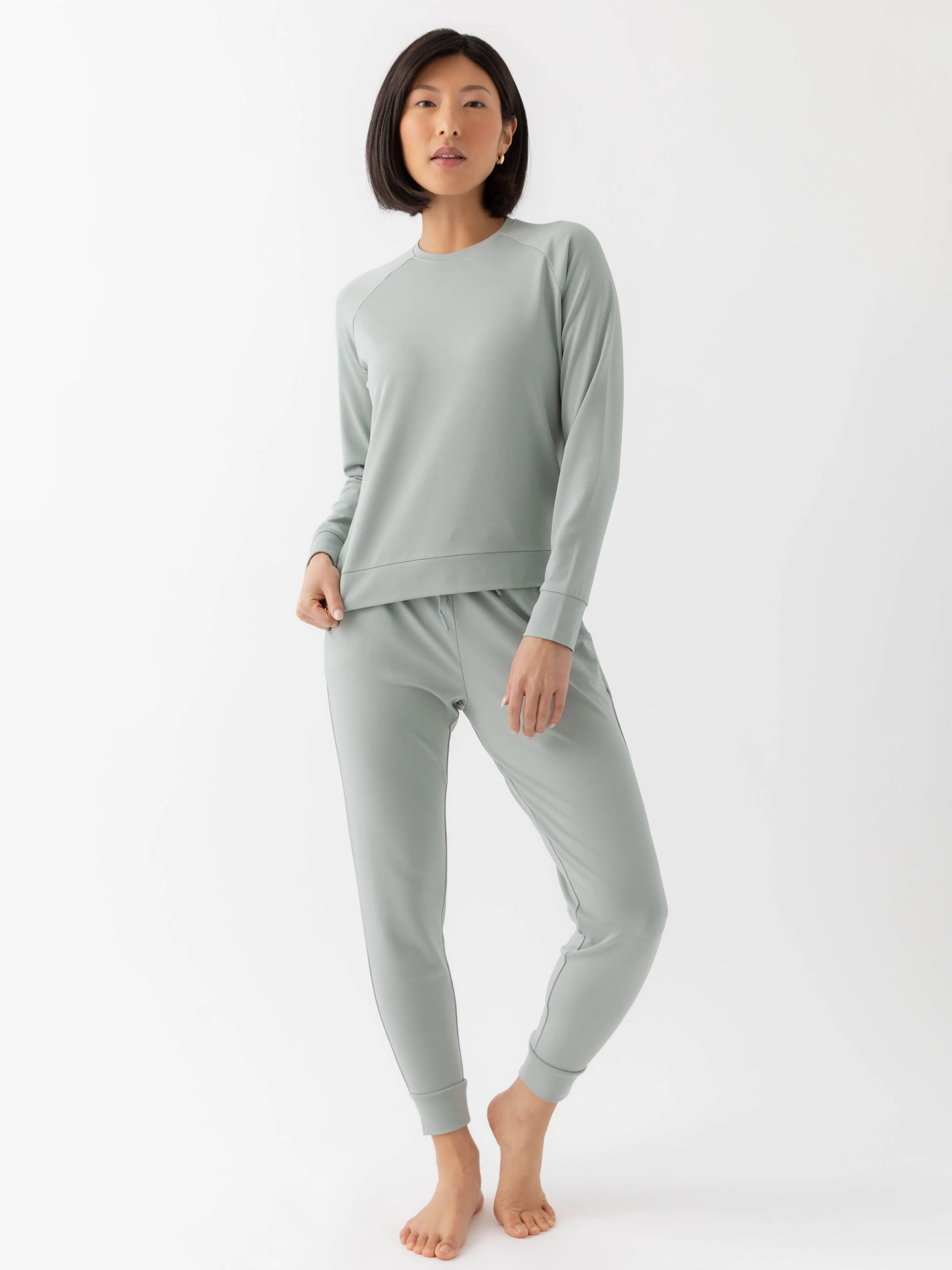Women's Ultra-Soft Bamboo Pullover Crew