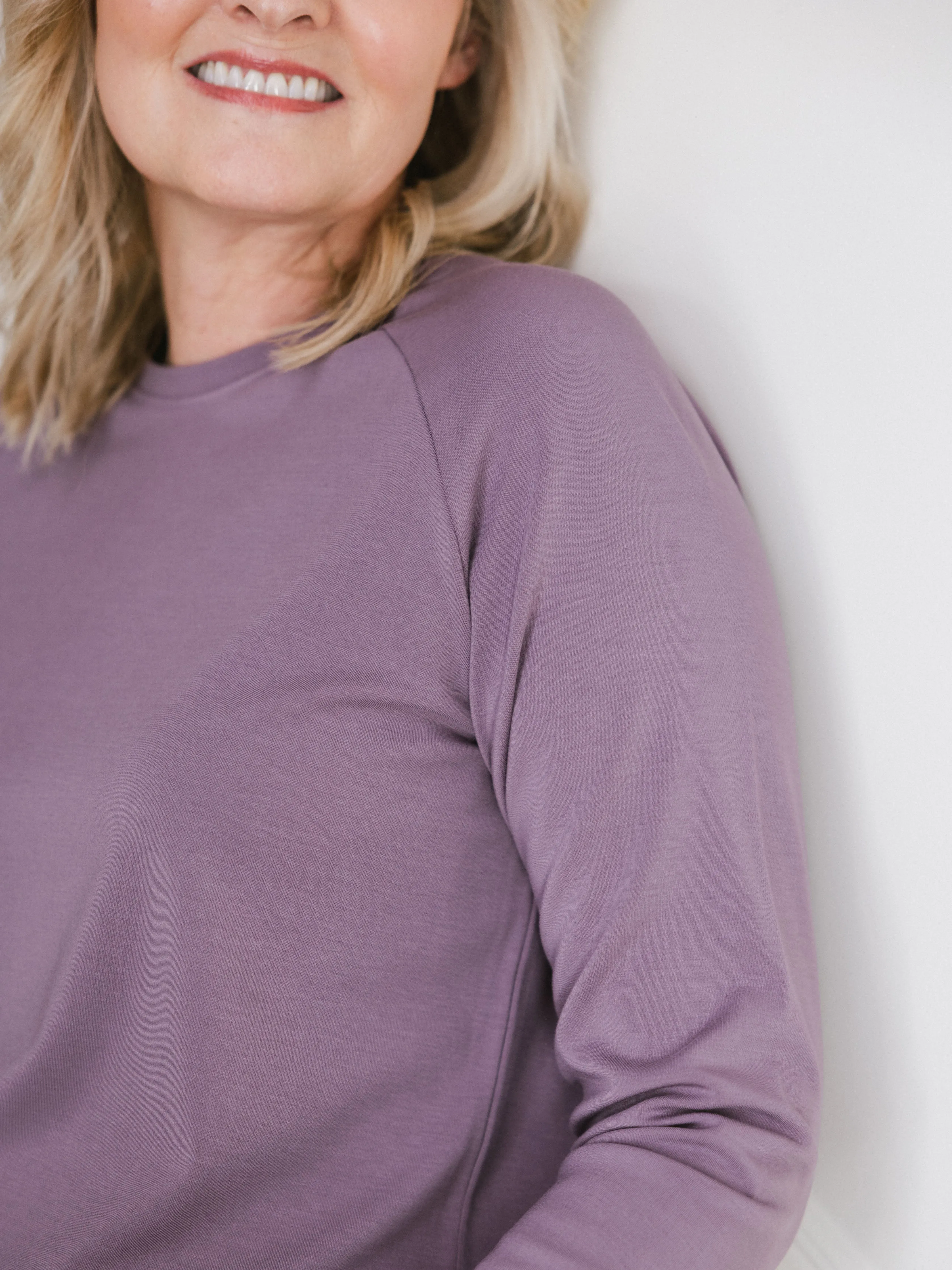 Women's Ultra-Soft Bamboo Pullover Crew