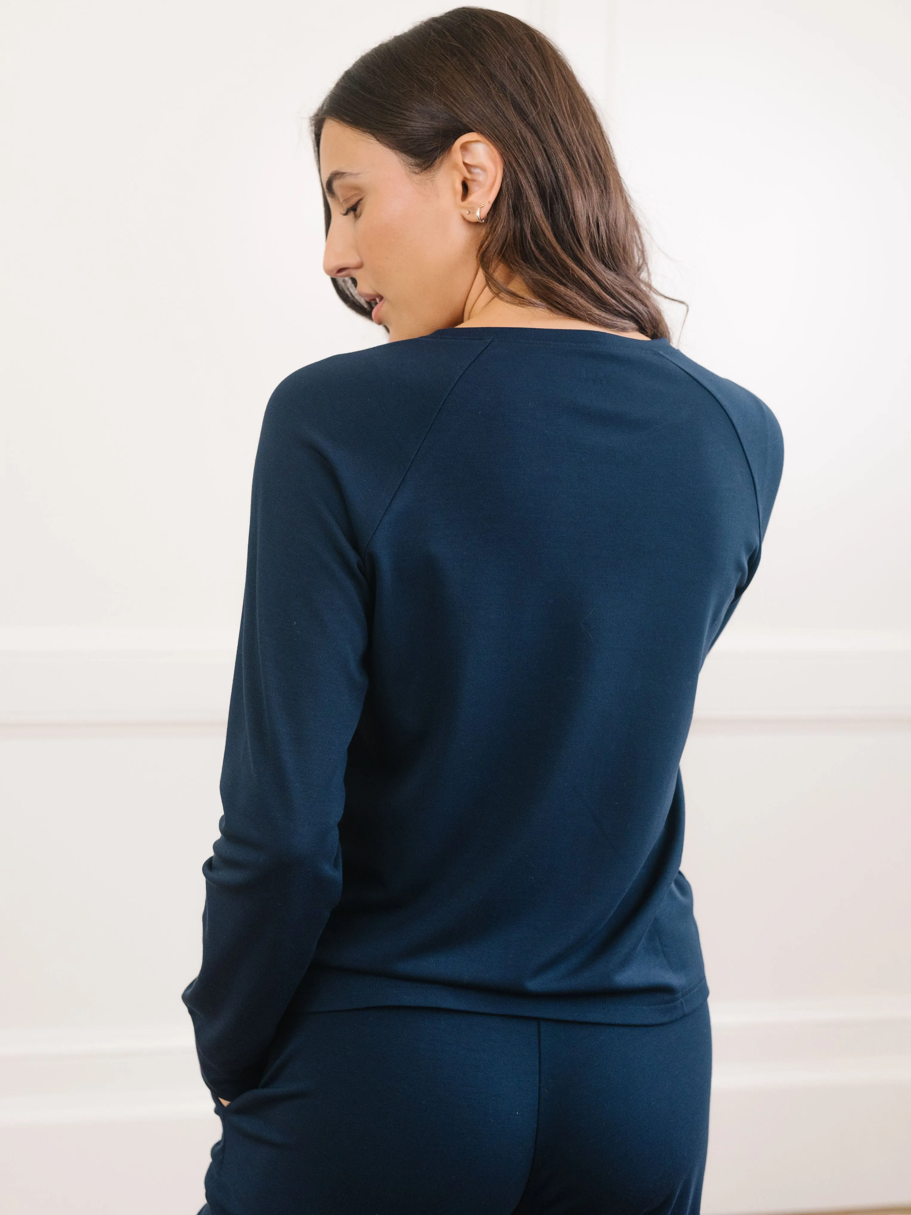 Women's Ultra-Soft Bamboo Pullover Crew