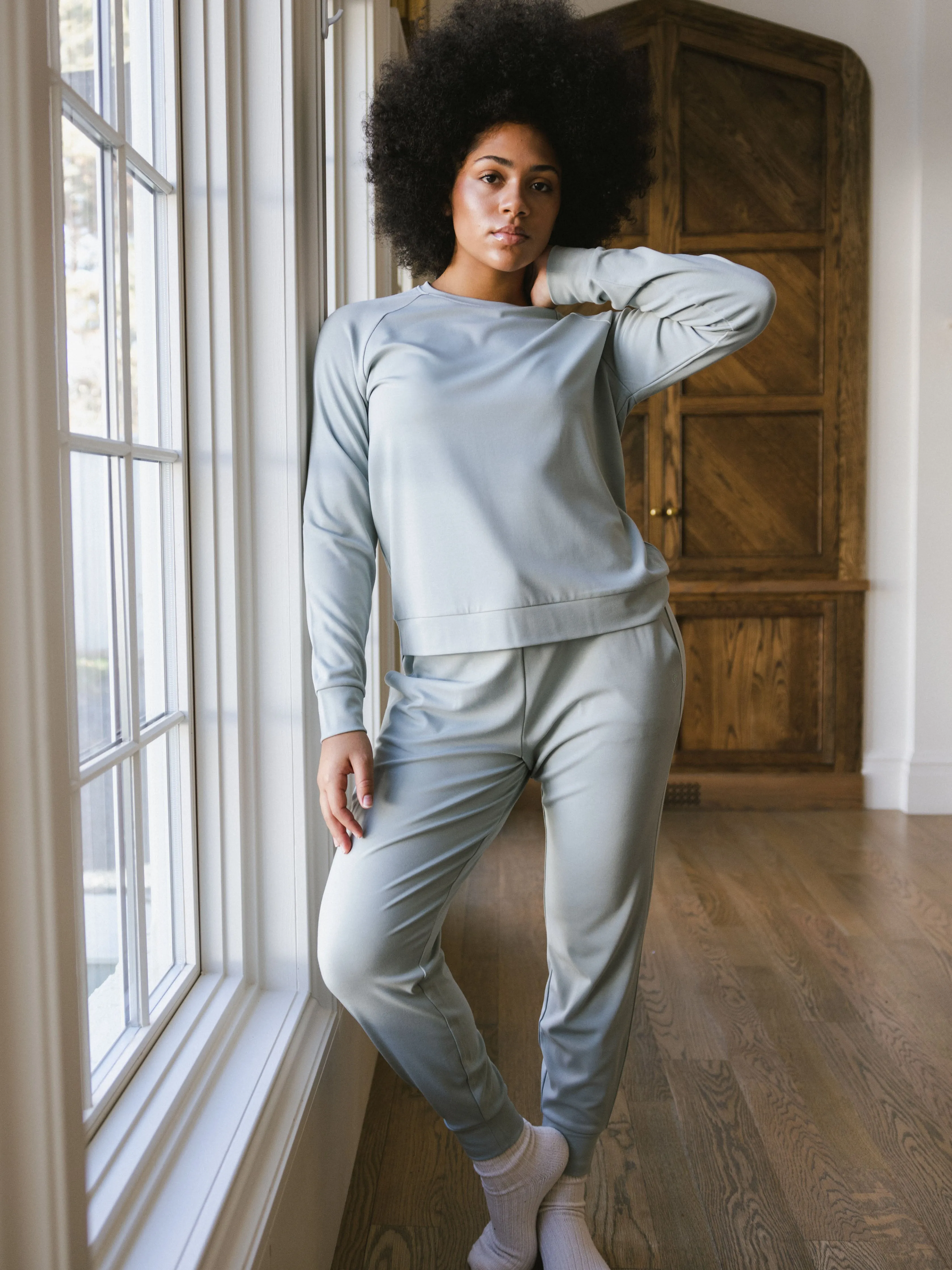 Women's Ultra-Soft Bamboo Pullover Crew