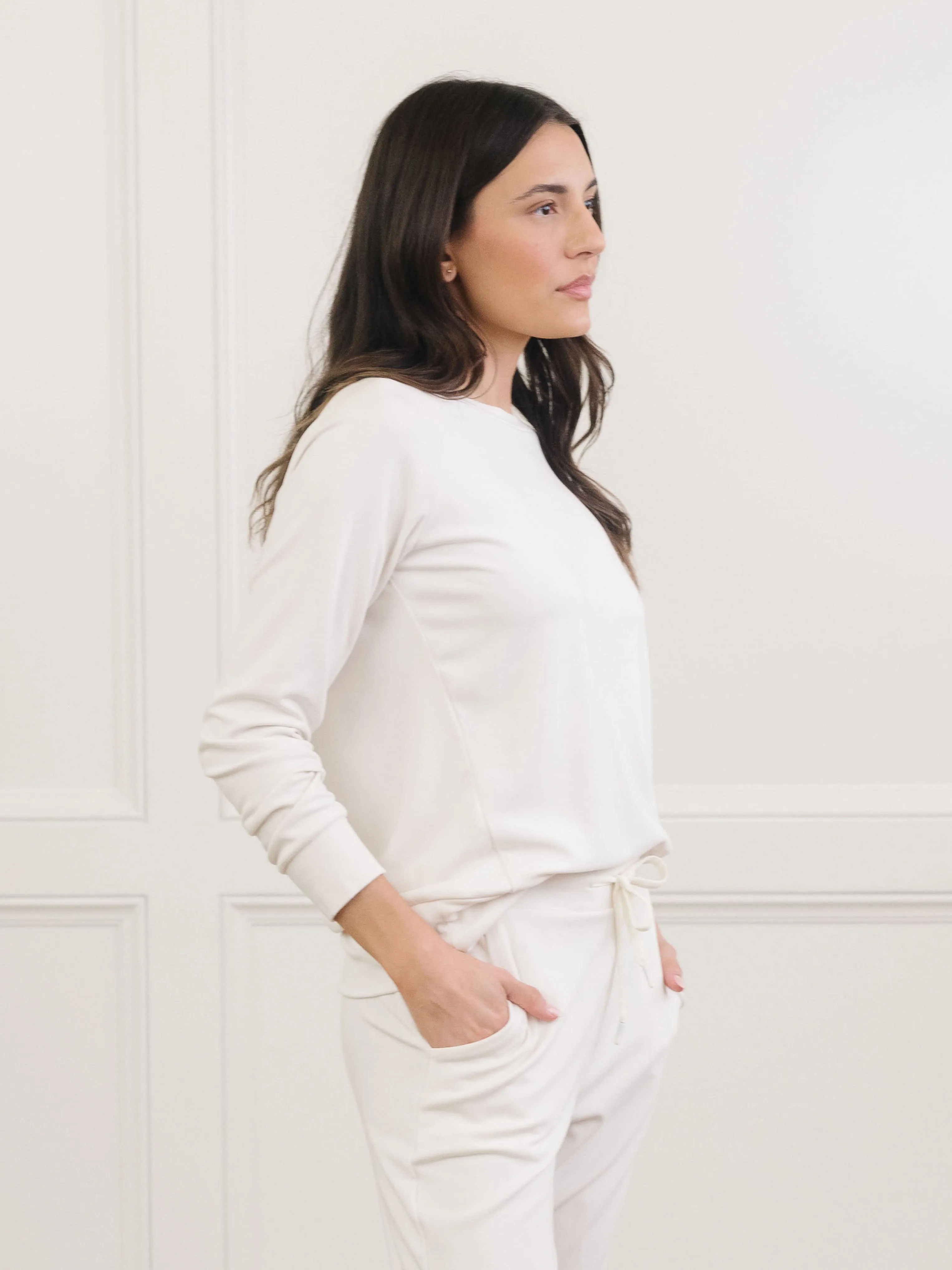 Women's Ultra-Soft Bamboo Pullover Crew