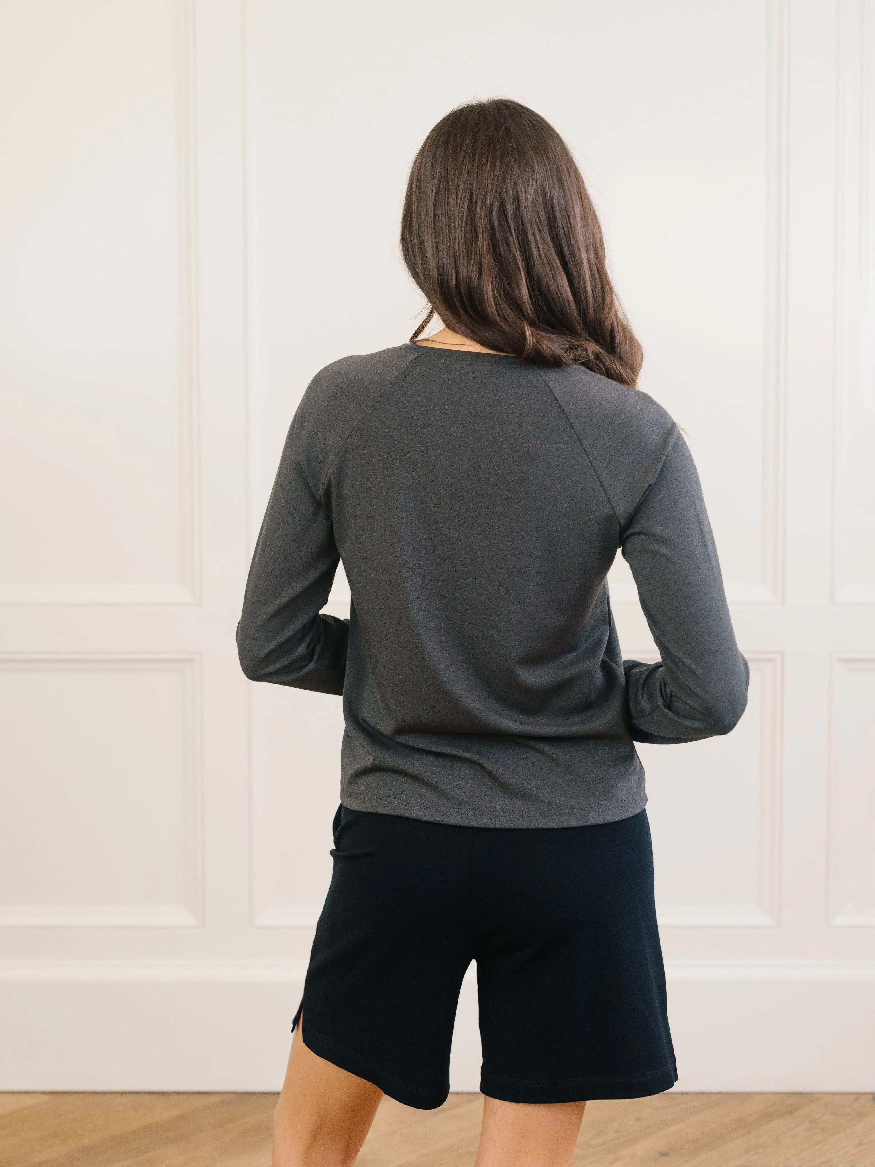 Women's Ultra-Soft Bamboo Pullover Crew