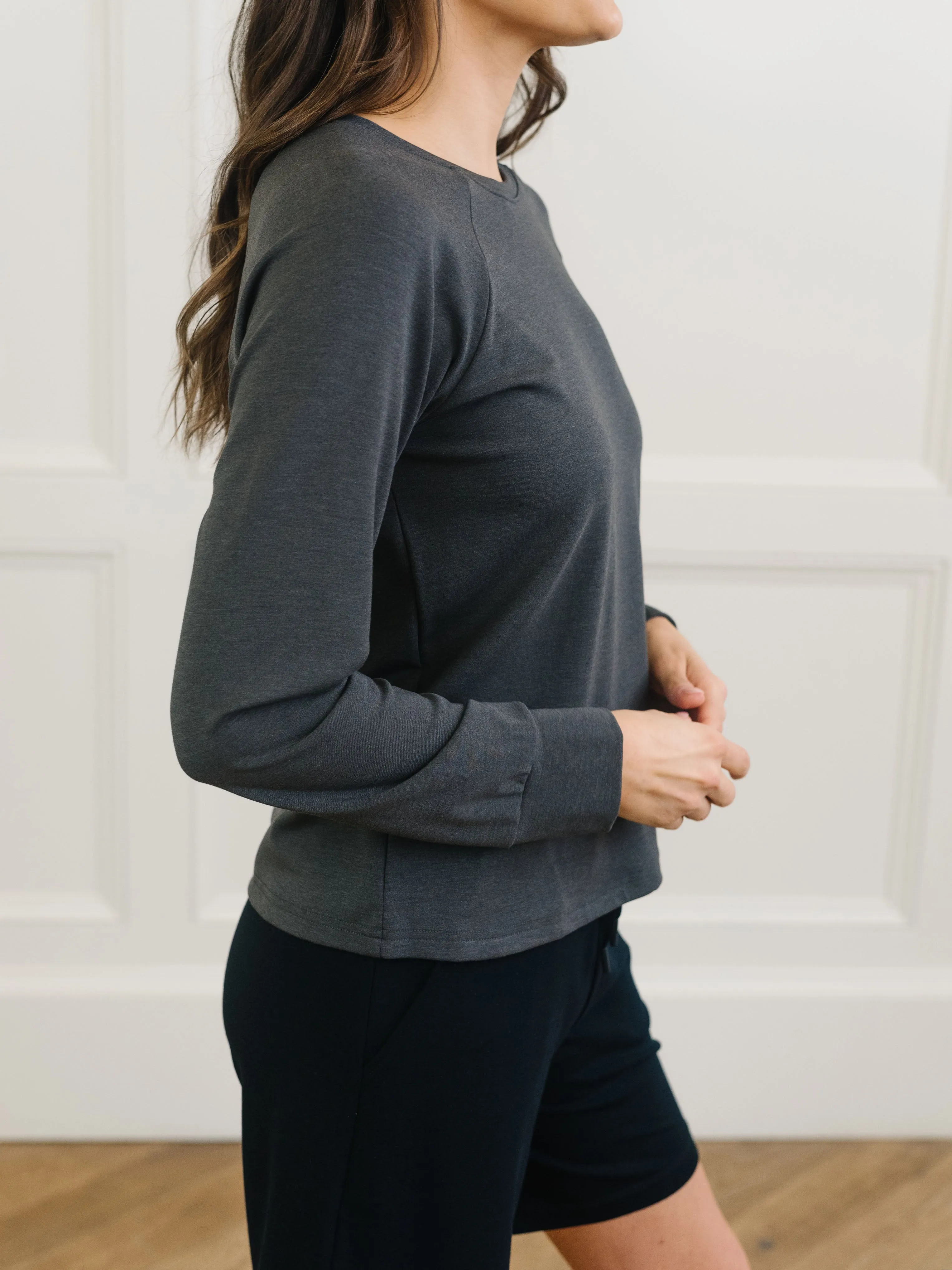 Women's Ultra-Soft Bamboo Pullover Crew