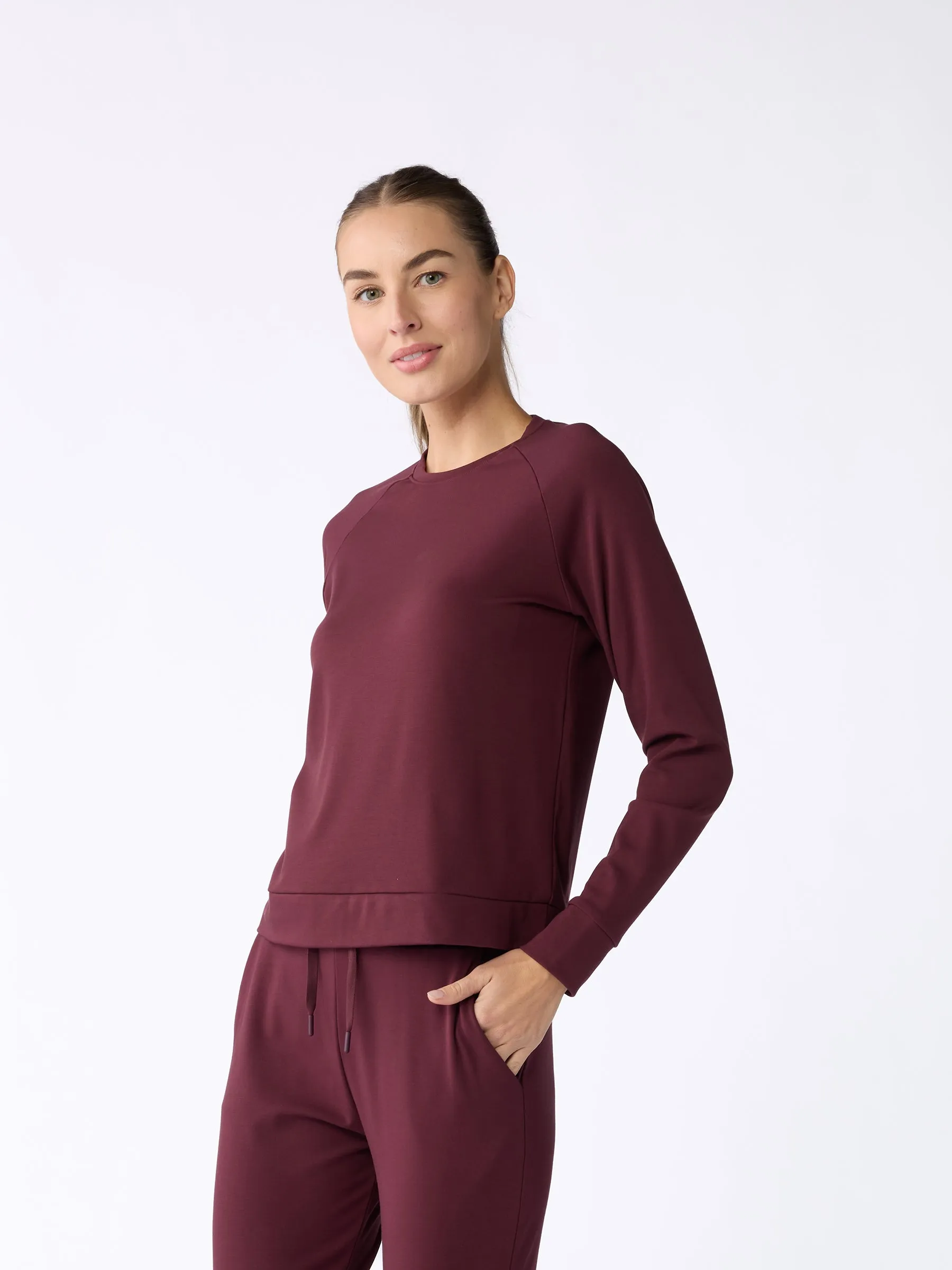 Women's Ultra-Soft Bamboo Pullover Crew