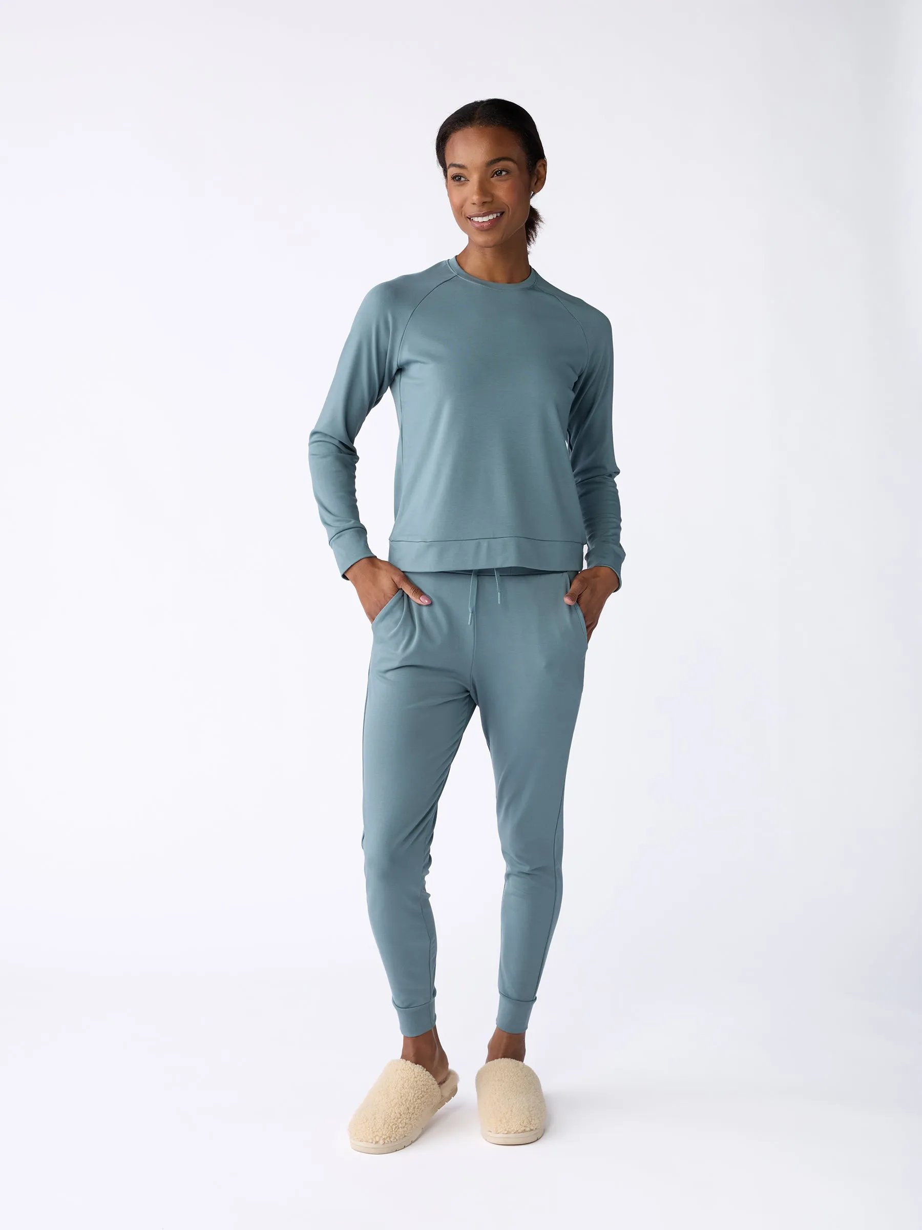 Women's Ultra-Soft Bamboo Pullover Crew
