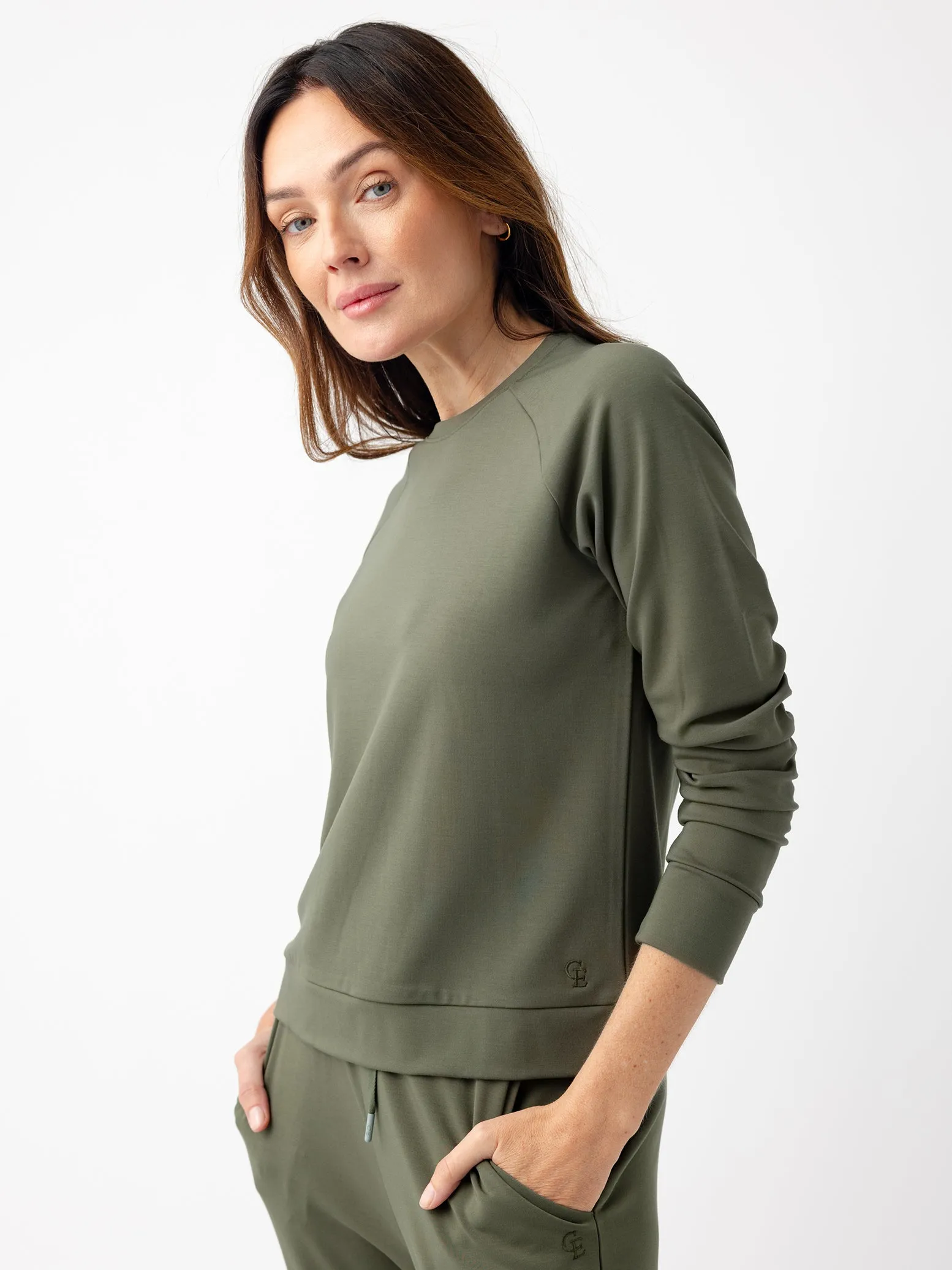 Women's Ultra-Soft Bamboo Pullover Crew