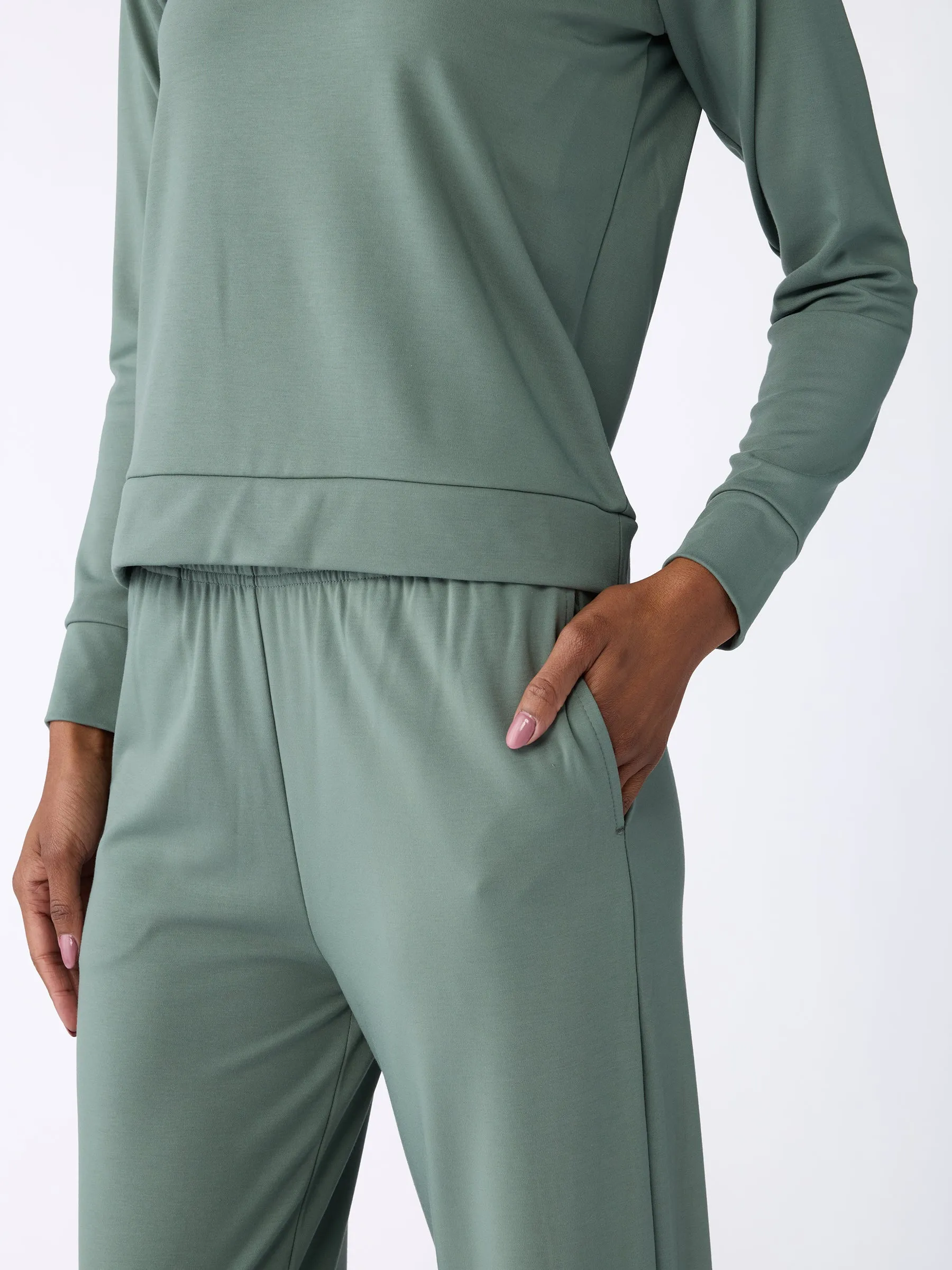 Women's Ultra-Soft Bamboo Pullover Crew