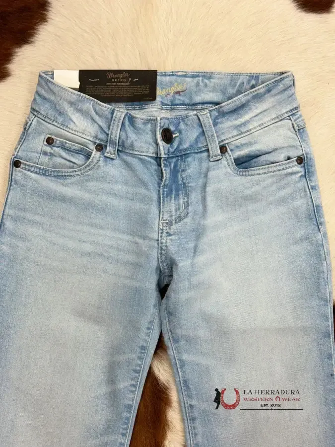 WOMEN'S WRANGLER RETO MAE MID-RISE TROUSER LIGHT WASH